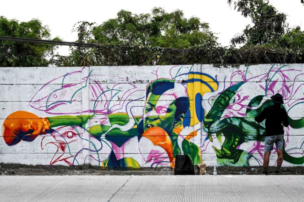 Seni Mural Jalanan: Seniman dari 10 Negara Sulap Dinding Kota Jakarta Menjadi Galeri Terbuka
